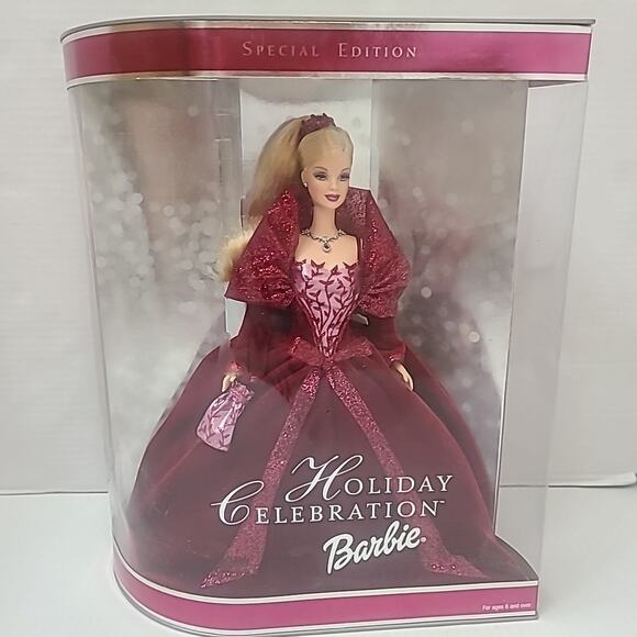 Holiday Celebration Barbie Doll (2002), Special Edition by Hallmark - Picture 1 of 5